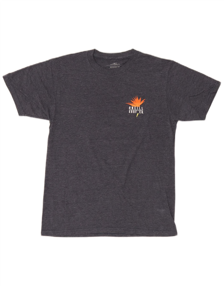 O'Neill Mens Modern Fit Graphic T-Shirt Top Small Grey Cotton
