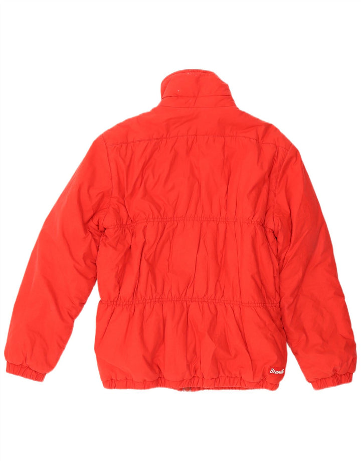 BRUNIK Womens Reversible Jacket IT 46 Large Red Cotton