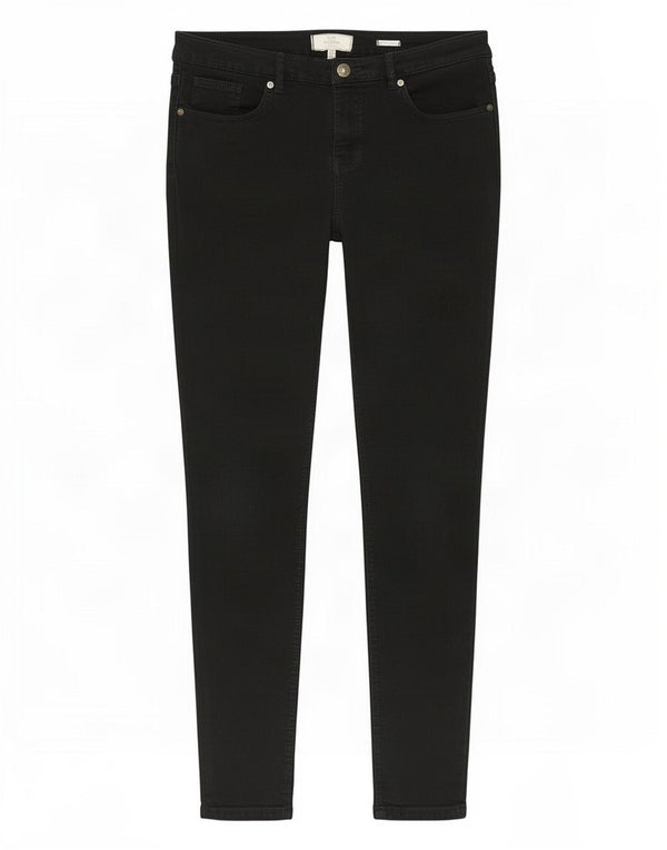 Fat Face Womens Jegging Jeans UK 16 Large W32 L27 Black Cotton
