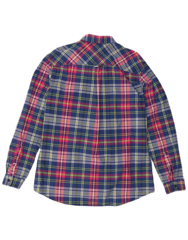 TOMMY HILFIGER Mens Regular Fit Shirt Large Multicoloured Check Cotton