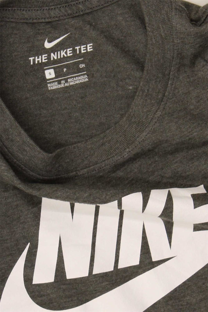 NIKE Mens Graphic T-Shirt Top Small Grey
