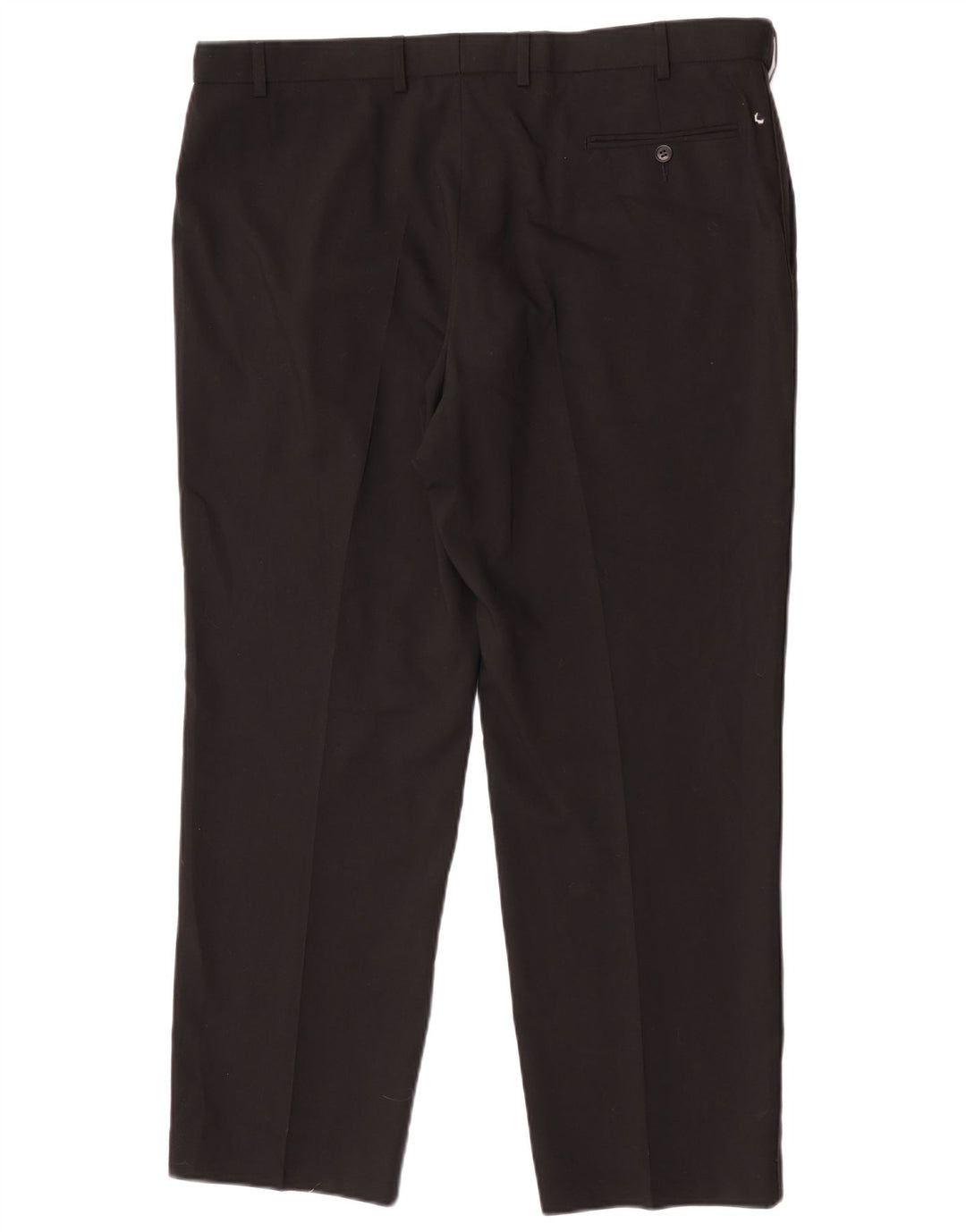 Marks & Spencer Mens Regular Fit Suit Trousers W40 L29 Black Wool