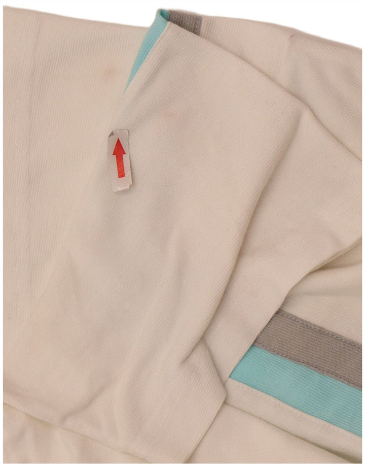 Lee Mens Polo Shirt Medium White Striped