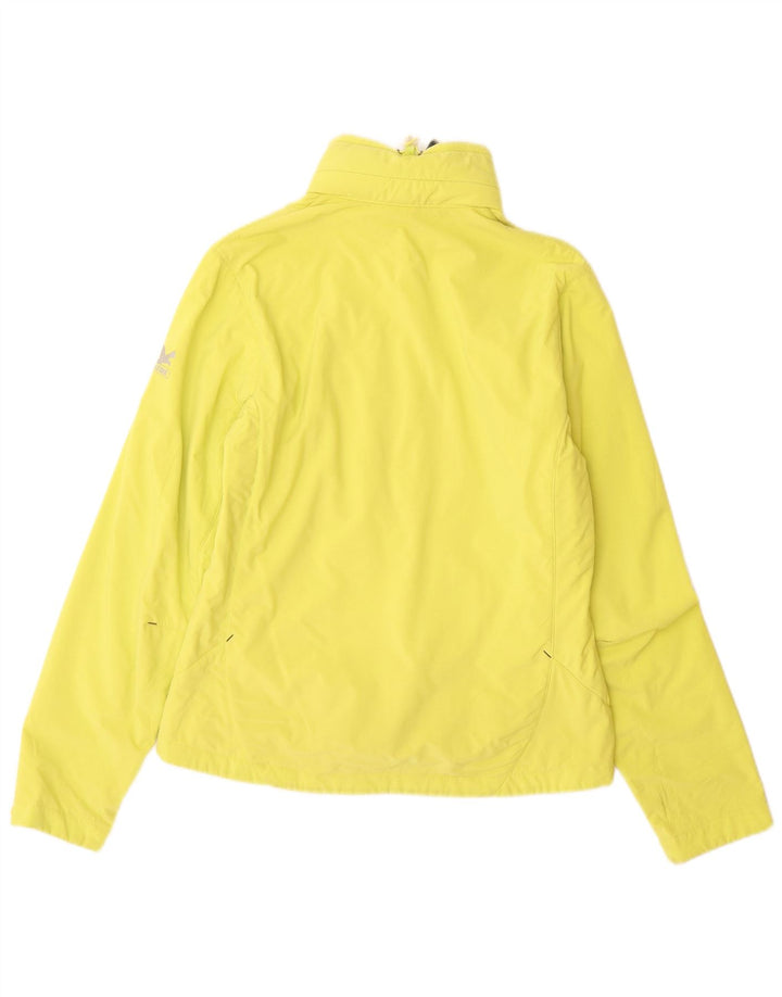 SALEWA Womens Windbreaker Jacket UK 10 Small  Yellow Polyamide
