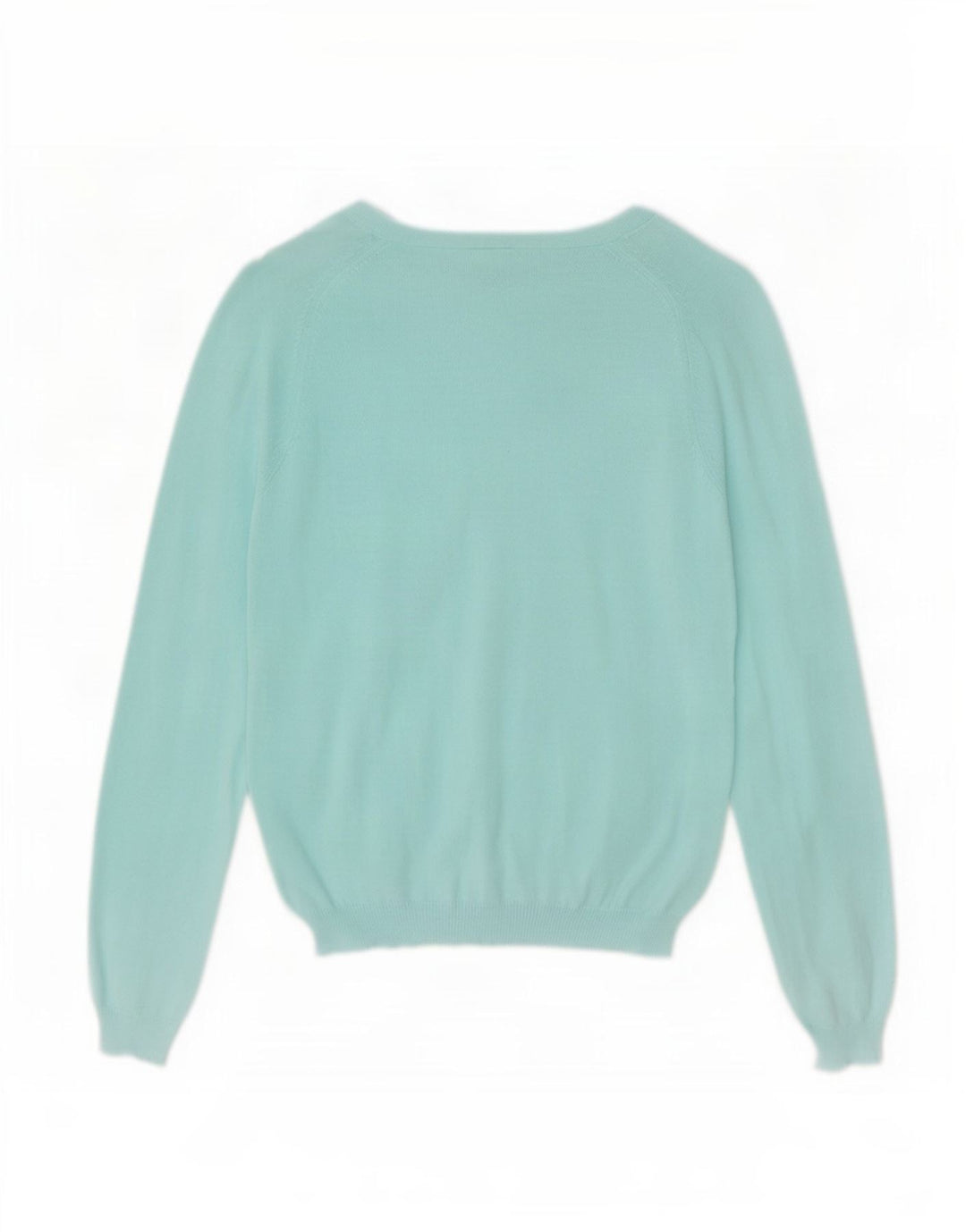 Gap Womens Cardigan Sweater UK 10 Small Turquoise Cotton