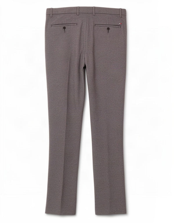 Tommy Hilfiger Mens Slim Chino Trousers W32 L32 Navy Blue Polyester