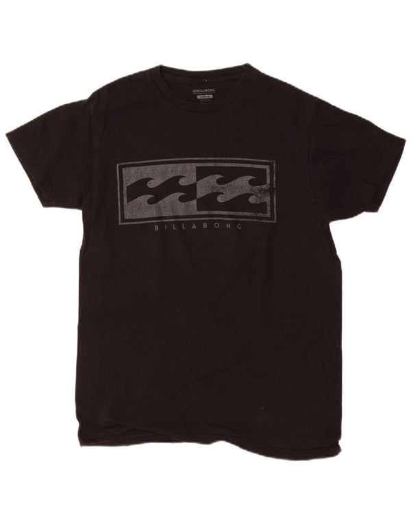 Billabong Mens Graphic T-Shirt Top Small Black Cotton