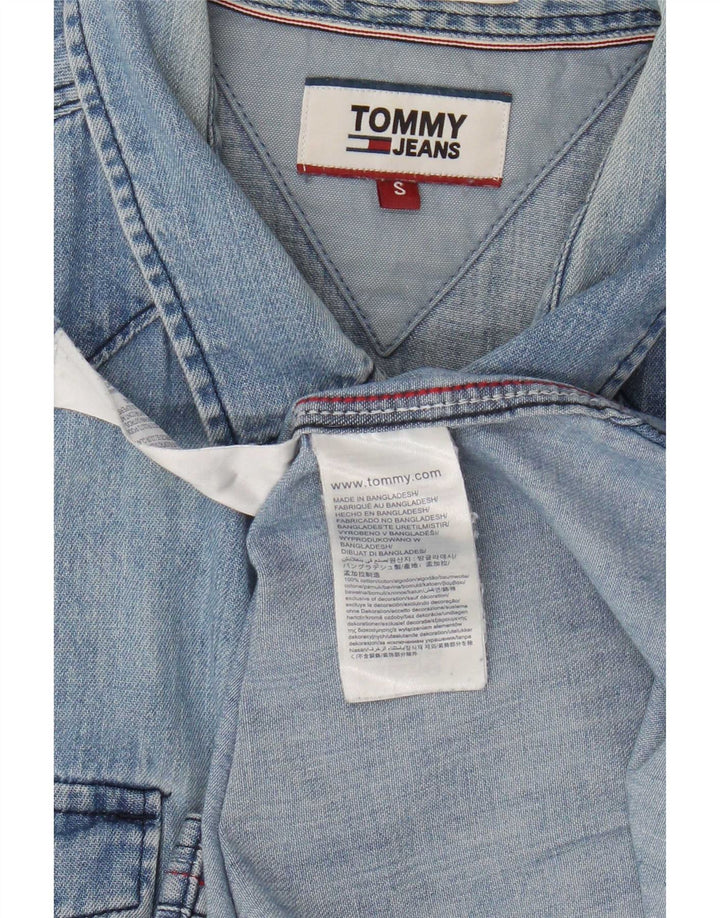 Tommy Hilfiger Mens Denim Shirt Small Blue Cotton