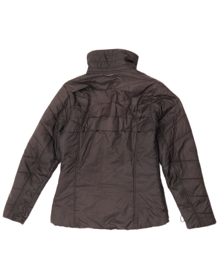Columbia Womens Interchange Liner Windbreaker Jacket UK 10 Small Black