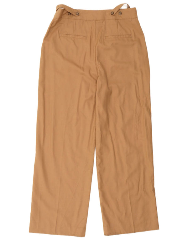 Gant Womens Straight Chino Trousers UK 18 XL W36 L32 Beige Wool