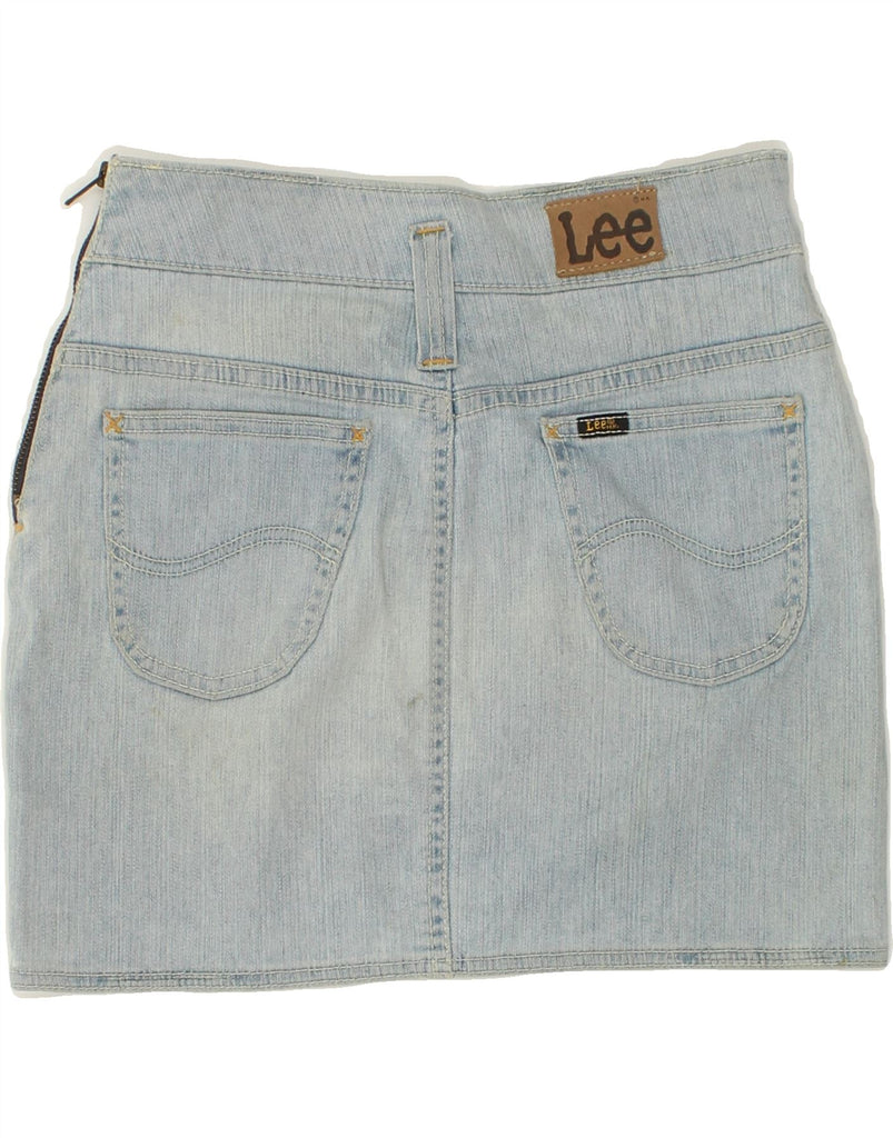 LEE Womens Denim Skirt Small W26 Blue Cotton | Vintage Lee | Thrift | Second-Hand Lee | Used Clothing | Messina Hembry 