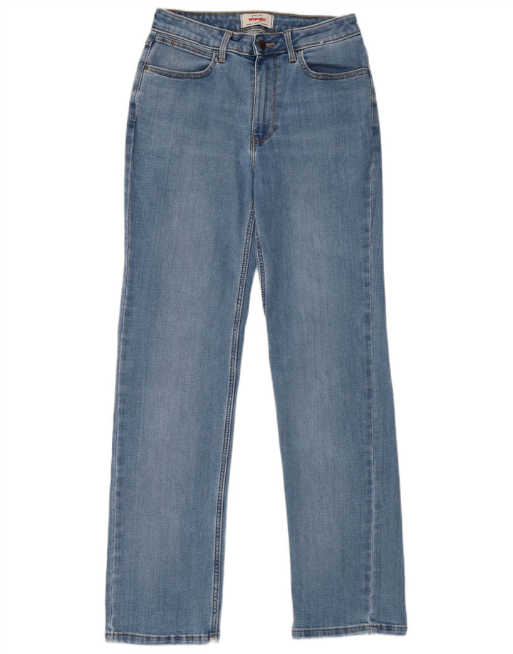 Wrangler Womens Straight Jeans W27 L32 Blue Cotton