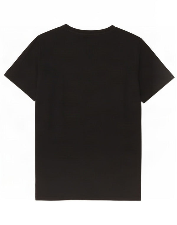 Lee Mens Graphic T-Shirt Top Small Black Cotton