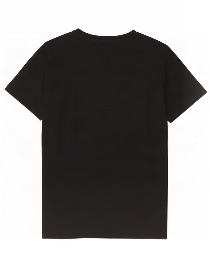 Lee Mens Graphic T-Shirt Top Small Black Cotton