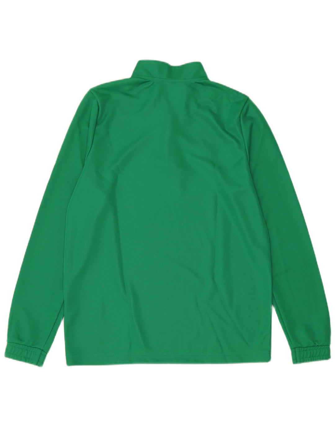 ADIDAS Boys Aeroready Zip Neck Pullover Tracksuit Top 13-14 Years Green