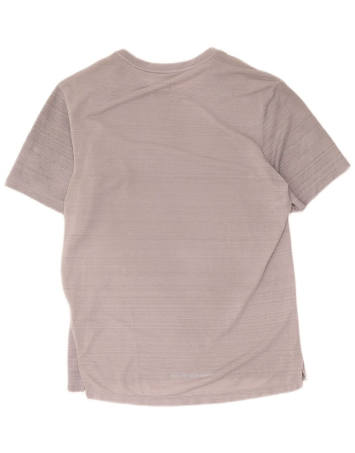 Nike Mens Dri Fit T-Shirt Top Small Grey Flecked Polyester