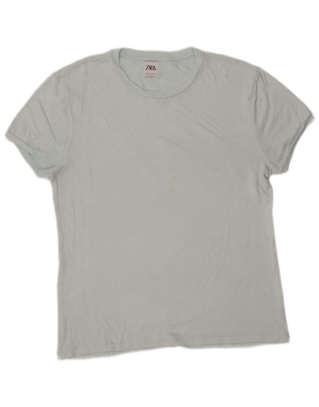 Zara Mens T-Shirt Top Large Blue