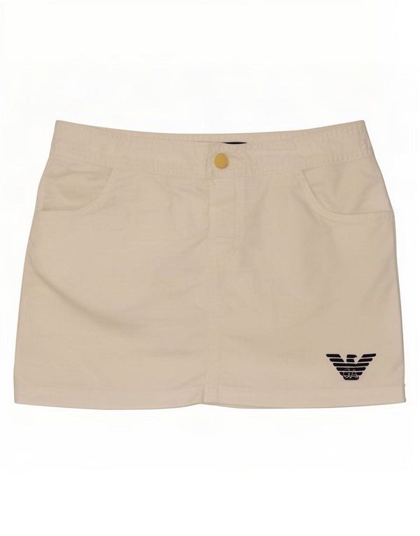Emporio Armani Womens Swimwear UK 4 XS White Cotton