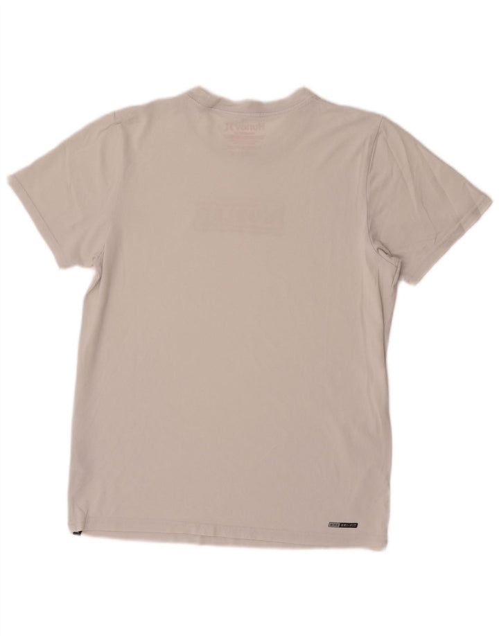 Hurley Mens Premium Fit Graphic T-Shirt Top Medium White Cotton