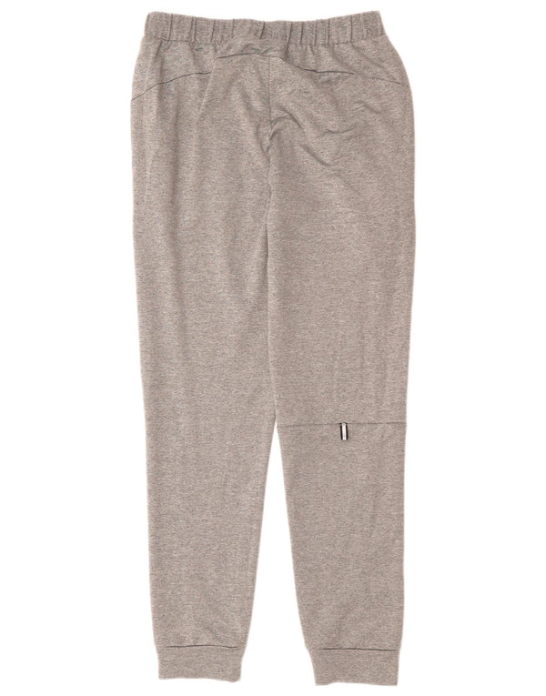 Puma Mens Tracksuit Trousers Joggers Medium Grey Colourblock Polyester