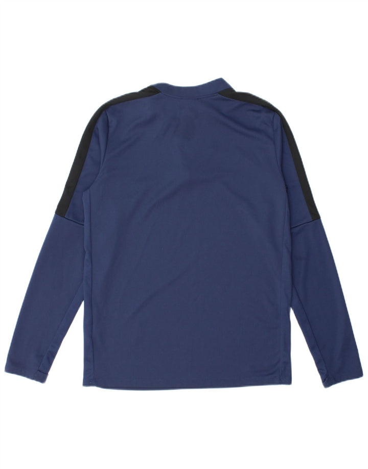 Nike Boys Dri Fit Pullover Tracksuit Top 12-13 Years Large Navy Blue