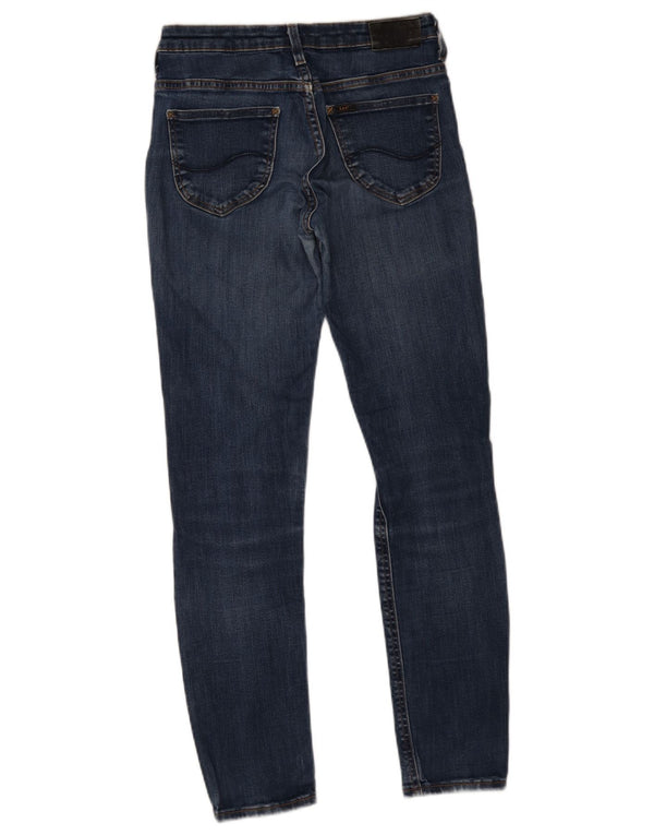 Lee Womens Scarlett Skinny Jeans W29 L33 Blue Cotton