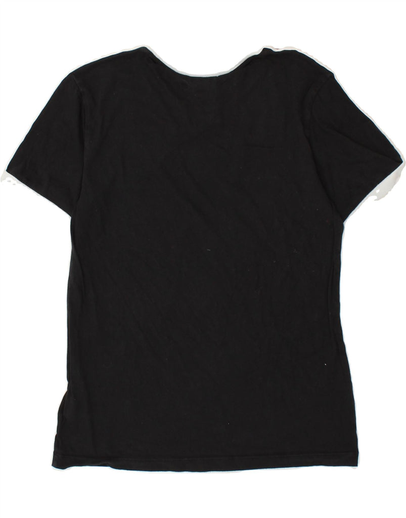 ADIDAS Womens T-Shirt Top UK 6 XS  Black Cotton | Vintage Adidas | Thrift | Second-Hand Adidas | Used Clothing | Messina Hembry 