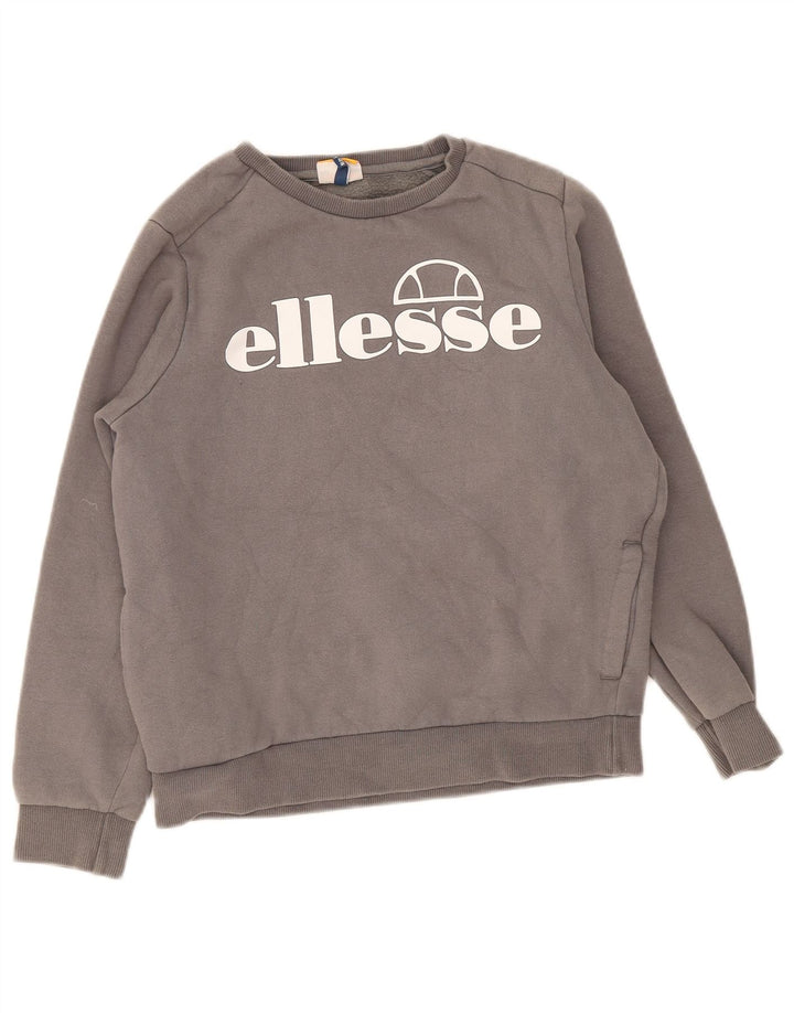 Ellesse Boys Graphic Sweatshirt Jumper 13-14 Years Grey