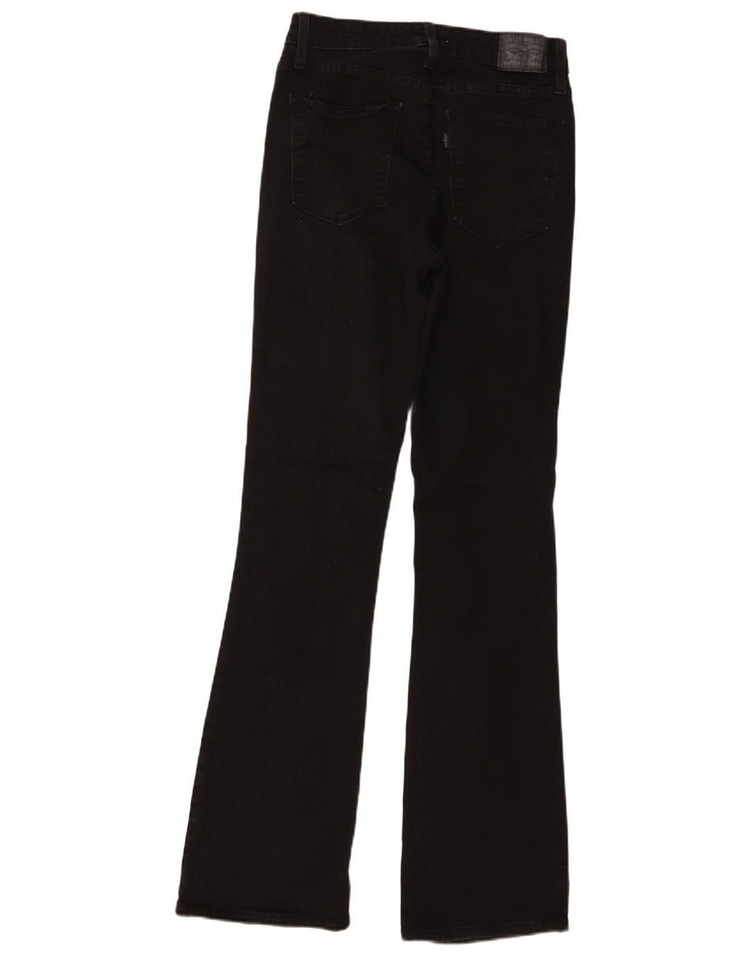 Levi's Womens 725 High Rise Bootcut Jeans W29 L34 Black Cotton