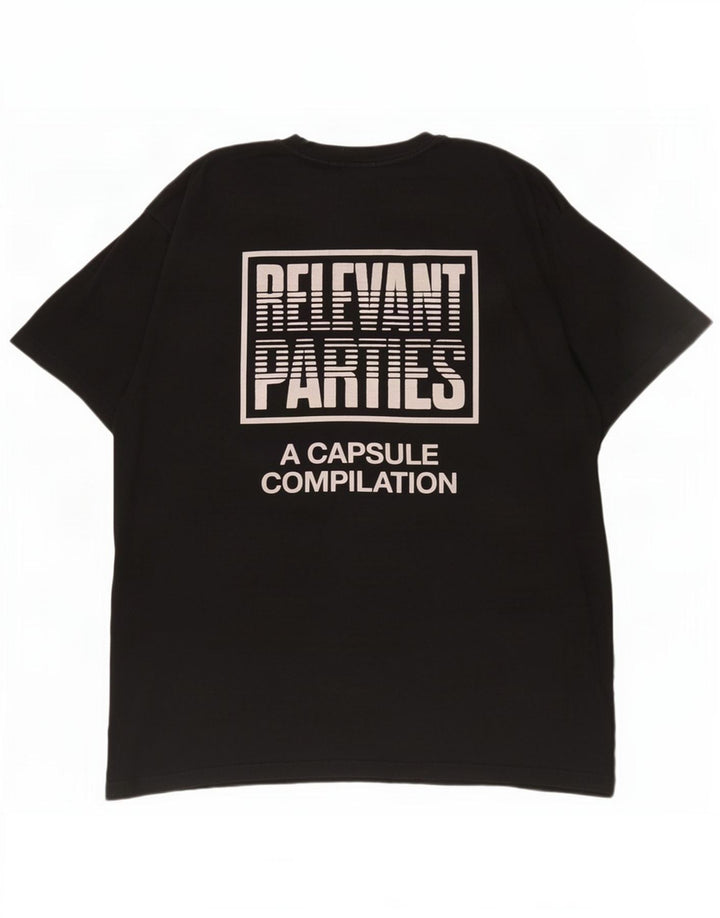 Carhartt Mens Graphic T-Shirt Top XL Black Cotton