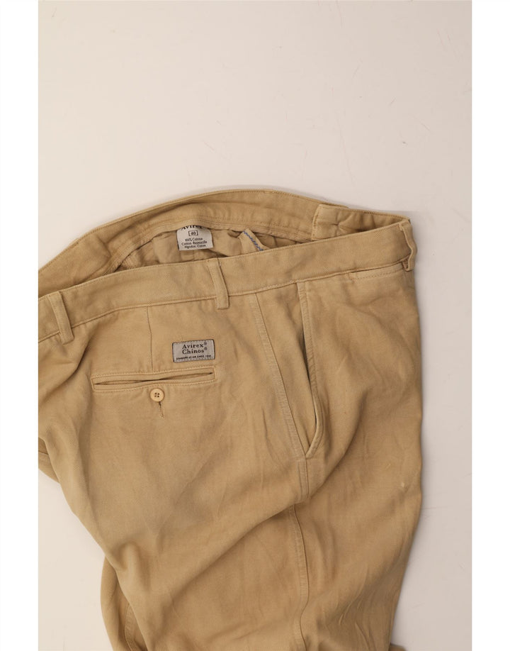 AVIREX Mens Slim Chino Trousers W40 L35 Beige Cotton Vintage Avirex and Second-Hand Avirex from Messina Hembry 