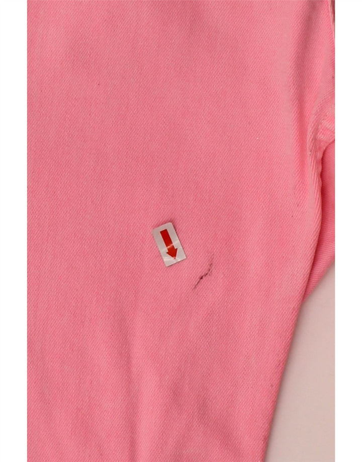 TOPSHOP Womens Cropped Jeans W25 L23 Pink Cotton