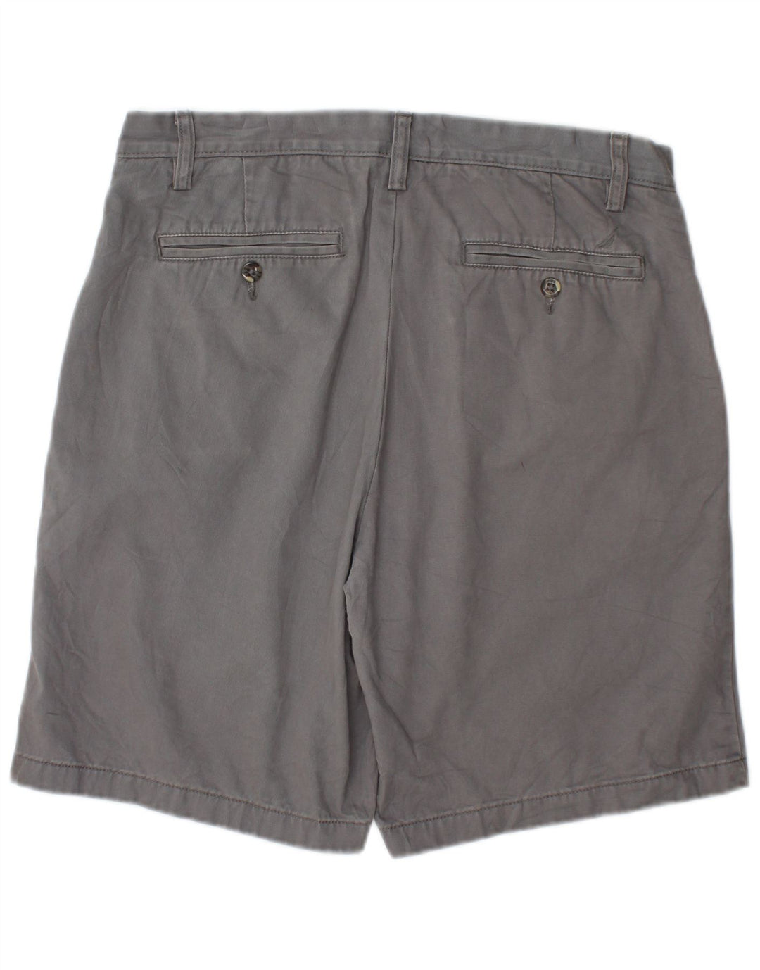 Nautica Mens Chino Shorts W32 Medium Grey Cotton
