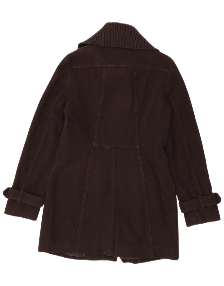 Esprit Womens Pea Coat UK 10 Small Brown Wool
