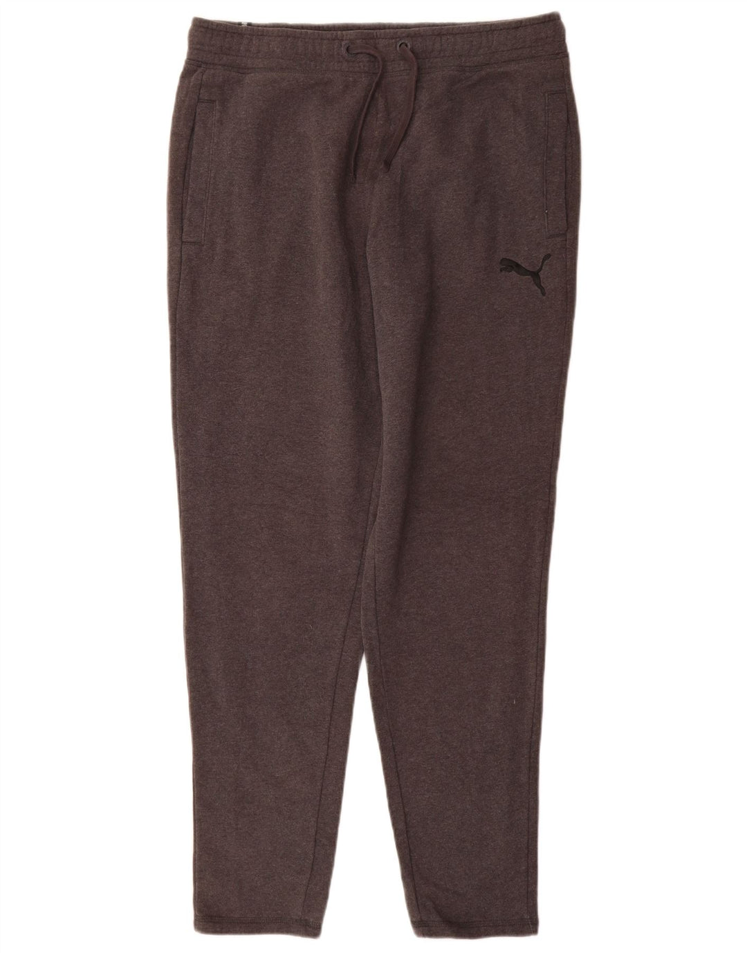PUMA Mens Tracksuit Trousers Medium  Grey Cotton
