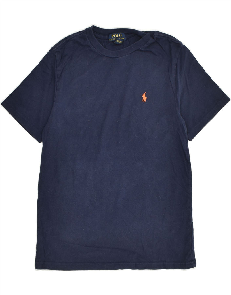 POLO RALPH LAUREN Boys T-Shirt Top 10-11 Years Medium Navy Blue Cotton | Vintage Polo Ralph Lauren | Thrift | Second-Hand Polo Ralph Lauren | Used Clothing | Messina Hembry 