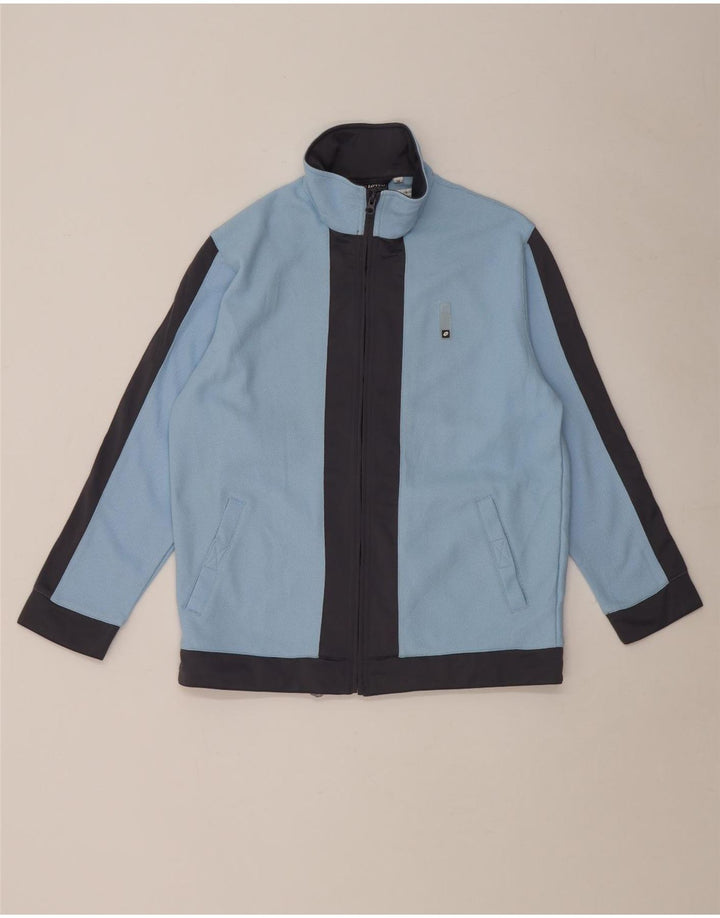 Lotto Womens Tracksuit Top Jacket UK 12 Medium Blue Colourblock Polyester