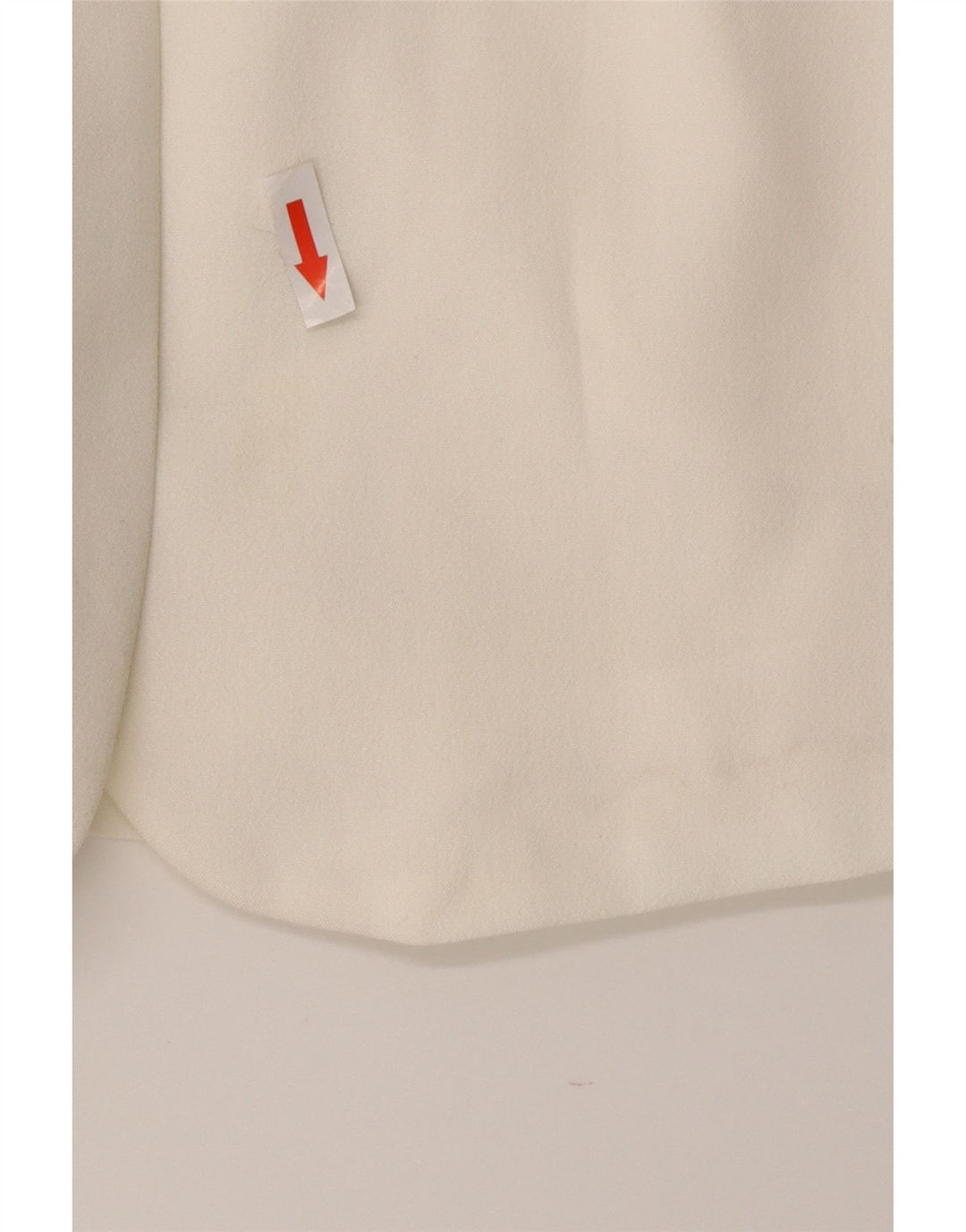 Wit Boy Womens 3 Button Blazer Jacket UK 10 Small Off White Polyester