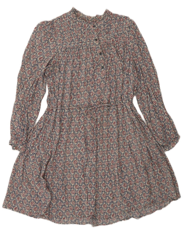 Marks & Spencer Womens Tiered Dress UK 16 Large Multicoloured Bohemian
