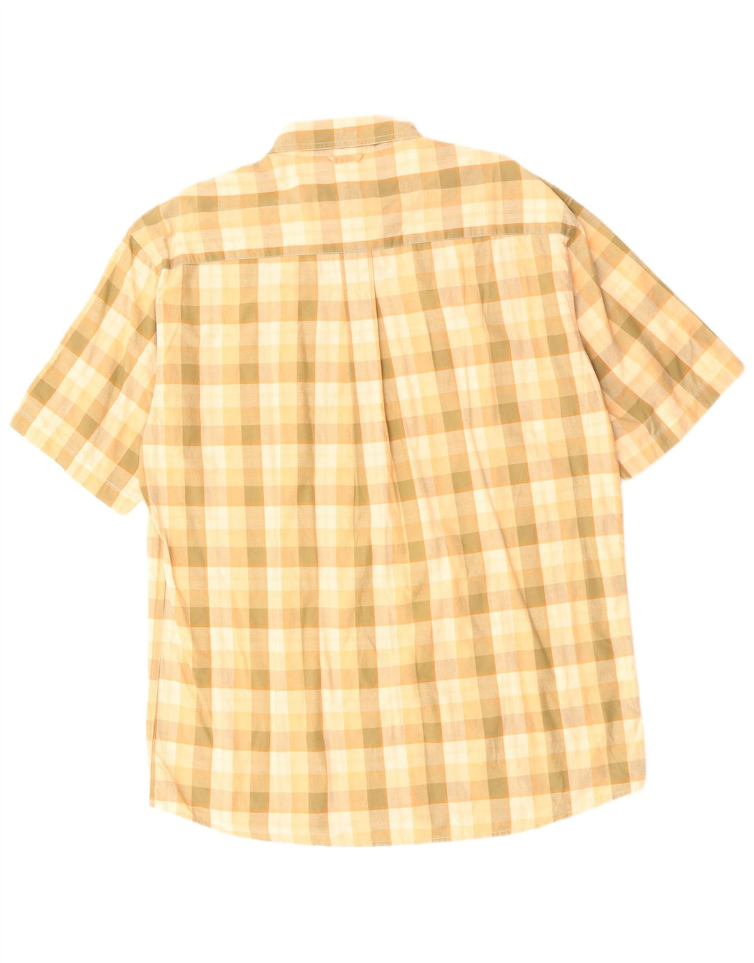 TIMBERLAND Mens Shirt Medium Khaki Check Cotton