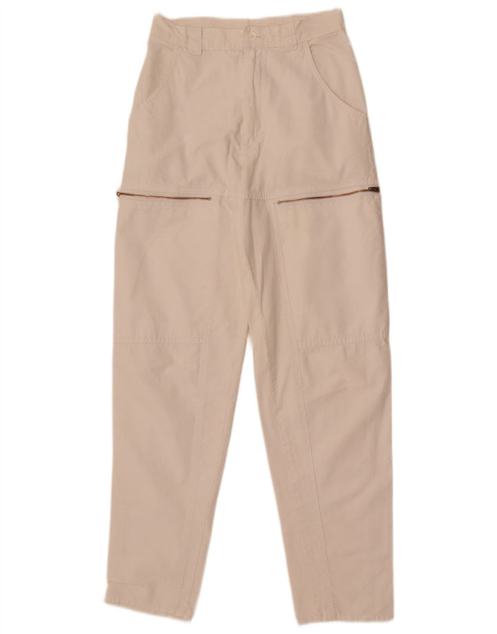 Wit Boy Womens Tapered Cargo Trousers W24 L29 White