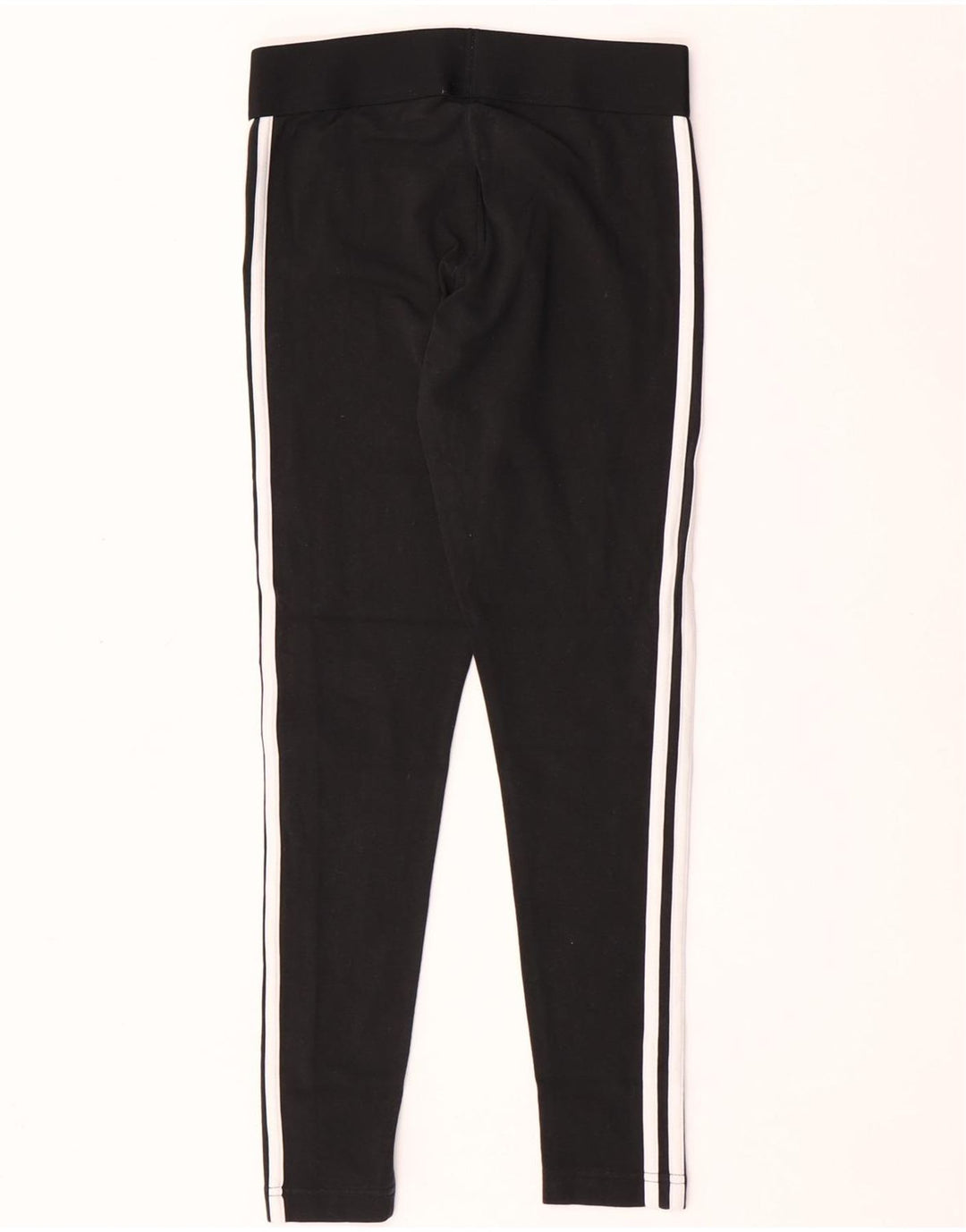 Adidas Womens Leggings UK 8/10 Small Black Cotton