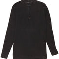 Wrangler Mens Top Long Sleeve Large Black Cotton