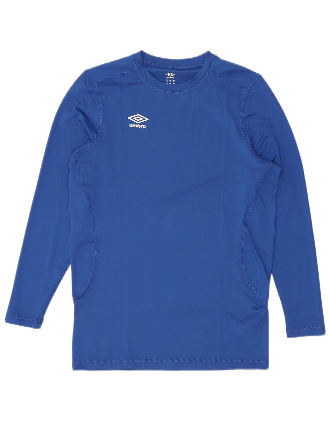 UMBRO Mens Top Long Sleeve XL Blue Polyester