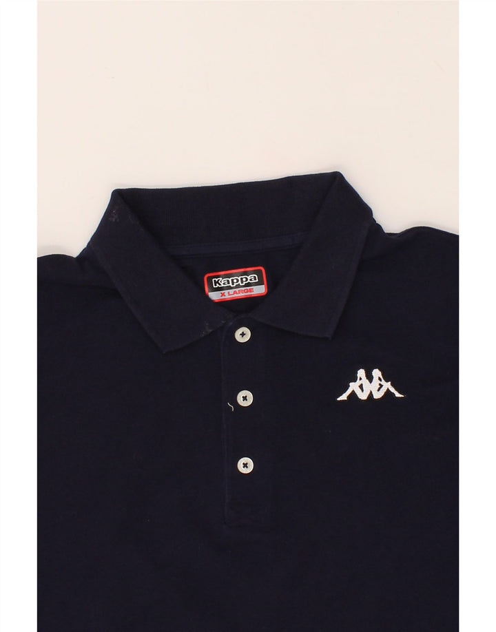 KAPPA Mens Polo Shirt XL Navy Blue Cotton Vintage Kappa and Second-Hand Kappa from Messina Hembry 