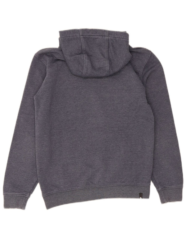 Quiksilver Boys Graphic Hoodie Jumper 11-12 Years Medium Navy Blue