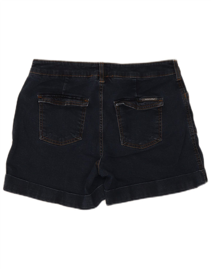 White Stuff Womens Denim Shorts UK 12 Medium W30 Navy Blue Cotton