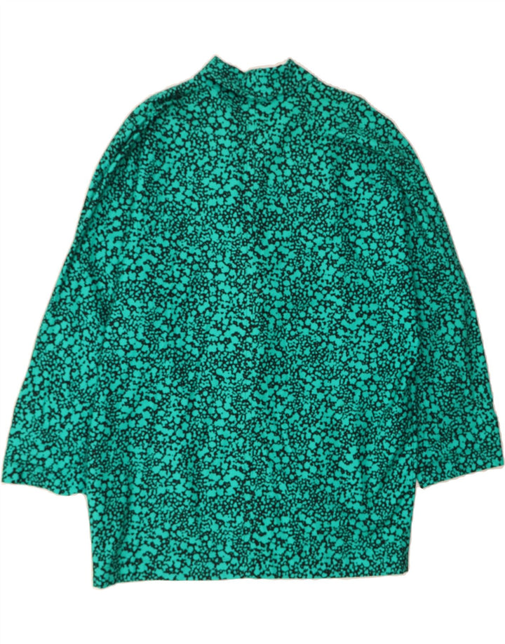 BRUNELLA Womens Oversized Blazer Jacket UK 12 Medium  Green Spotted Vintage Brunella and Second-Hand Brunella from Messina Hembry 