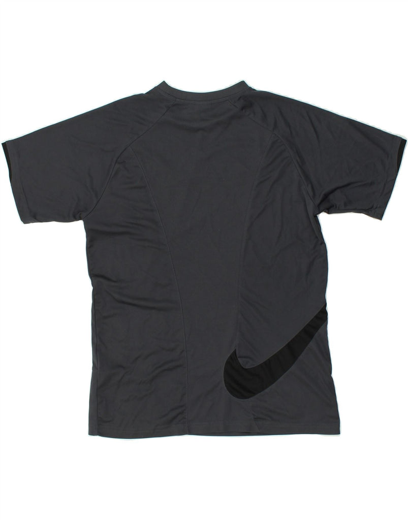 NIKE Mens Nike Dri Fit Graphic T-Shirt Top UK 42/44 XL Grey Polyester | Vintage Nike | Thrift | Second-Hand Nike | Used Clothing | Messina Hembry 