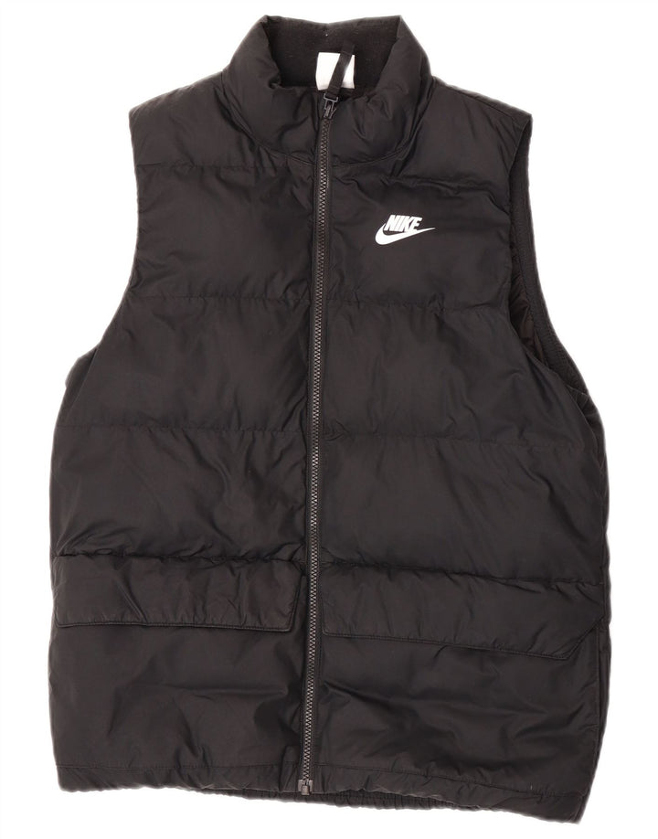 Nike Boys Padded Gilet 13-14 Years XL Black Polyester